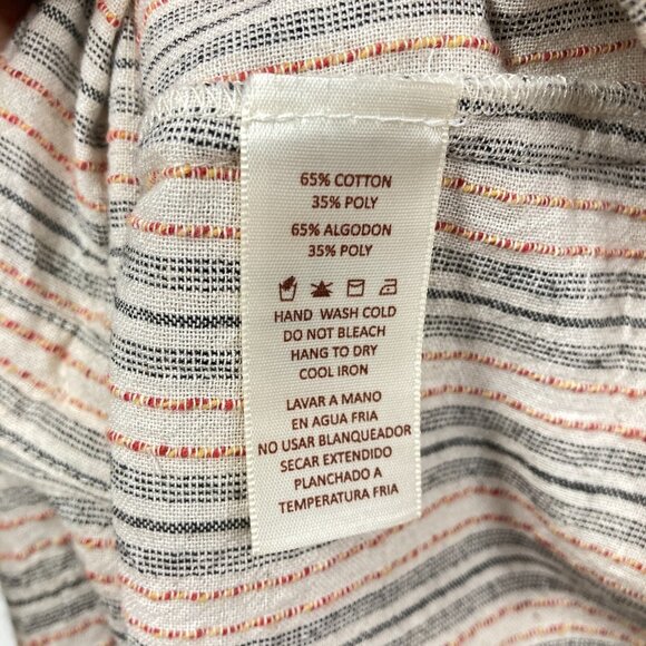 Hem & Thread Short Striped Sundress, Sz Small, High Waist, Straps, Smocking, NEW - Picture 9 of 9